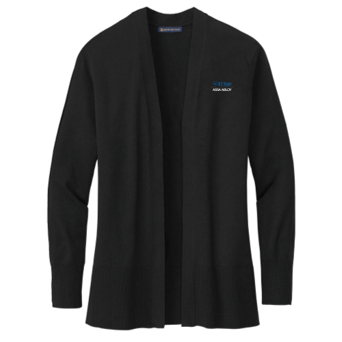 Brooks Brothers Women's Cotton Stretch Long Cardigan Sweater v1