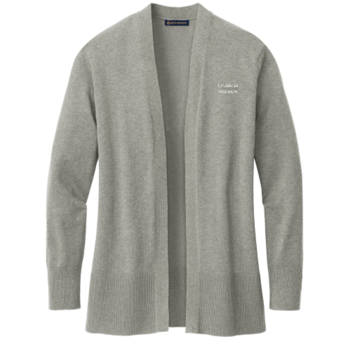 Brooks Brothers Women's Cotton Stretch Long Cardigan Sweater v3