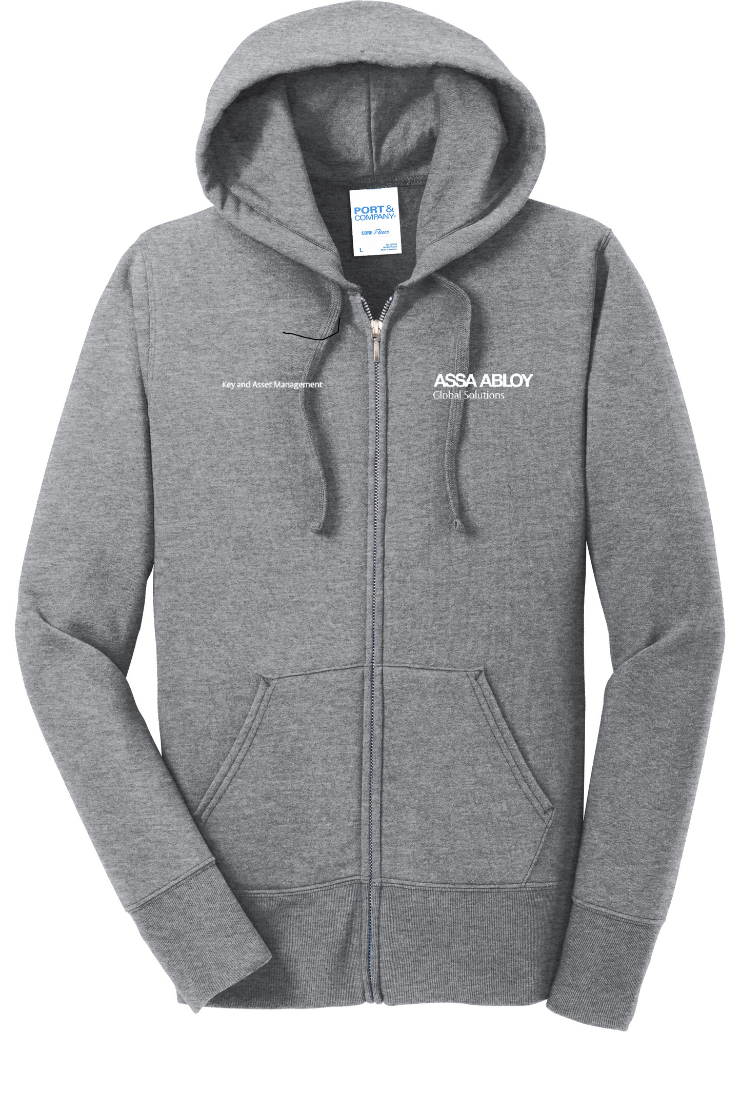 Port & Company Women's Core Fleece Full-Zip Hooded Sweatshirt v2