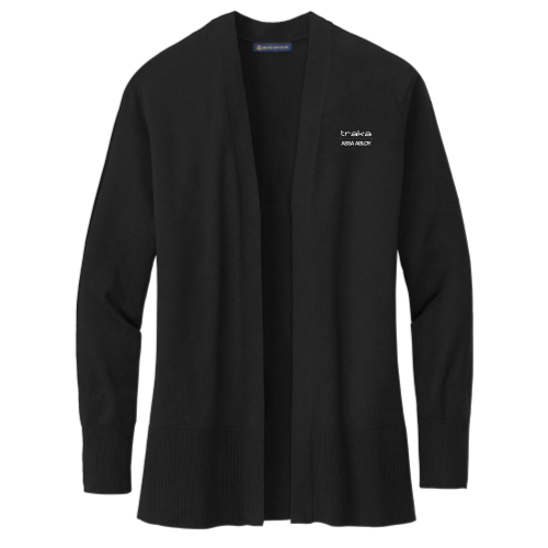 Brooks Brothers Women's Cotton Stretch Long Cardigan Sweater v3