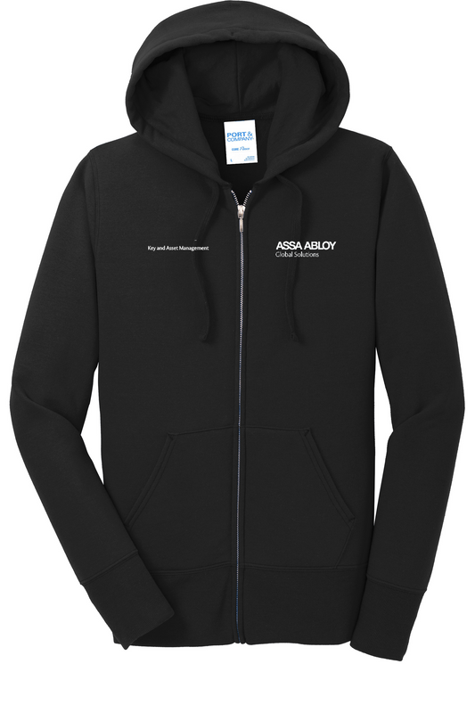 Port & Company Women's Core Fleece Full-Zip Hooded Sweatshirt v2